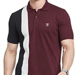 Octave Men Colourblocked Polo Collar T-Shirt-picture-19