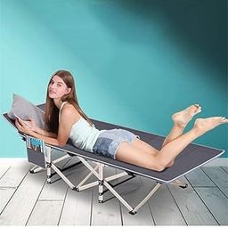 Folding Camping Bed - Camping Cot, Lit De Camp, Cot Folding Bed for Adults, Sleeping Bed, Carry Bag & Storage Bag, Extra Wide Sturdy, Holds Up to 500 Lbs, Lightweight, Outdoor & Indoor-image-96