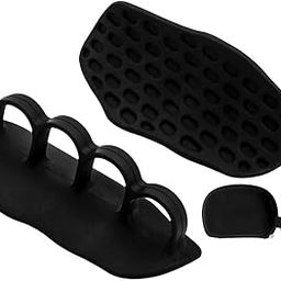 THE STYLE SUTRA 1 Pair Weight Lifting Grips Workout Grips for Calisthenics Dumbbell Deadlift Black-14