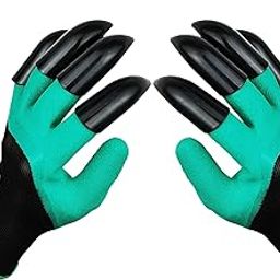 DCCPAA 2 Pairs Garden Gloves with Claws for Digging-image-76