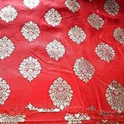 cutina Cotton Golden Printed Unstitched Blouse Piece (1 pc)(1 Meter)-picture-16