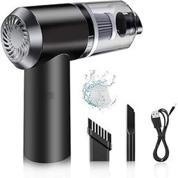 2 in 1 Handheld Vacuum Car Cleaner Wireless Rechargeable Vacuum Cleaner 2 in 1 Handheld Vacuum Vehicle Interior Cleaner (600 Ml), 1 Count,-image-105
