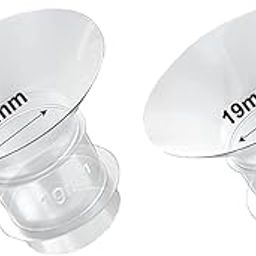 Parts for Spectra Breast Pump, 2 Pcs Breast Pump, Suitable for Medela Milk Pump for Breastfeeding Inserts Accessory, Items for Pregnant Woman, 19mm-11