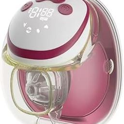 NOVUSOL Breast Pump Wearable, 450mmHg Strong Suction, Low Noise, 3 Modes & 9 Suction Levels with 18/21/24 MM Flange, Smart Display, 1500 Mah battery, Automatic Electric Milk Pumping Machine for Feeding Mothers, pink-16