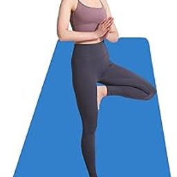Yoga Mats for Women and Men NBR Material with Carrying Strap, Extra Thick Exercise Mats for Workout Yoga Mat for Women for Workout, Yoga, Fitness, Exercise Mat Anti Slip Yoga Mats (4mm, Blue)-image-41