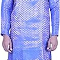 Men Blue Colour Kurta Pajaama-image-92