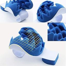 Niyanta Neck Support Relaxer - Shoulder Chiropractic Pillow - Cervical Spine Relieve, Neckbone Muscle Tension Reliever - Pressure Relief, Stiff Chronic Pain, Disc Alignment-image-41