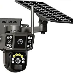 ephorus 4G Sim 8 Mp Solar Powered CCTV Outdoor Security Camera with Solar Panel | Surveillance for Agriculture | Remote Area | Construction Site | Garden (4MP 4G Solar Pan Tilt)-18