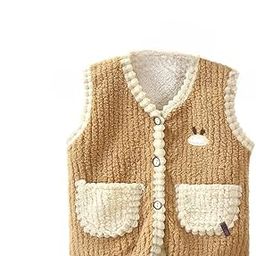 Baby Wool Jacket | Front Open V-Neck Sweater for Boys & Girls | Winter Wear | Soft & Warm | Machine Washable | Lightweight & Breathable-image-68