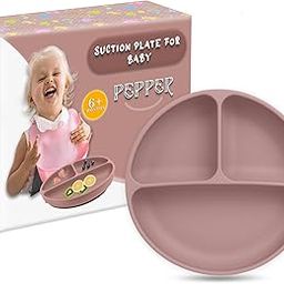 PEEPER Suction Plate for Baby, Toddler Plates with Secure Silicone Grip, Silicone Plates for Babies, Microwave Plates for Kids, Baby Plates for Food, BPA Free, Dishwasher, Unbreakable Feeding Plates-18