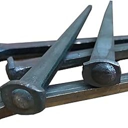 6"- Steel Square Common Rose Head STANDARD-60d Nails (5-Nails)-image-10