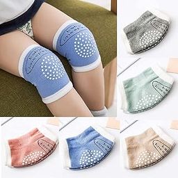 MOM CARE Baby Knee & Elbow Guard Pad for Crawling, Toddlers, Infant, Girl, Boys, Safety Protector Comfortable Cap for Leg and Hand Ideal for 6-12 Months Babies.(Set of 2 Pair)(Random Colors)-picture-32