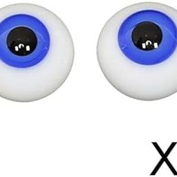 CALANDIS™ 5x6mm Doll Eyeballs Round Glass Eyes for DIY Doll Making Crafts Blue | Full Size, SD | Dollfie & BJDs | by Brand, Company, Character | Dolls-image-43