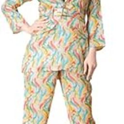 Women's Cotton Printed Blazer Co-ords Set-28