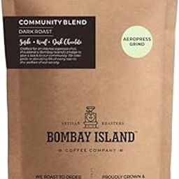 Bombay Island Coffee Community Blend | Dark Roast | Freshly Roasted 100% Arabica | 250 Gm | Aeropress Grind-image-85