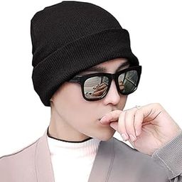 Wool Unisex's Beanie Hat (Esg-Men-Black-Cap), Free Size-image-95