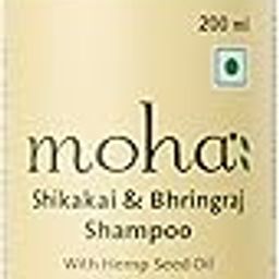 Moha Shikakai & Bhringraj Shampoo | Anti Hair Fall Shampoo with Hemp Seed Oil | 200 ml-5