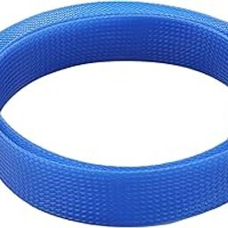 Othmro PET Braided Expandable Sleeving Wrap 25mm x 1m Blue Cable Management Sleeve Cord Organizer for Wrap Protect Cables-image-12