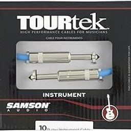 Samson Tourtek SATI10 10' Instrument Cable, Black-14