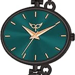 white bird Women's Classic Fashion Wrist Watch, Slim Case, Aqua Blue Dial, Black Tone-picture-31
