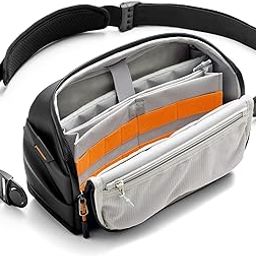 Large Waist Pack, Portable Crossbody Bag, Black, Casual-image-3