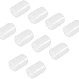 HEAVENGLOW 10 Pieces Silicone Billiard Stick Pool Cue Tip Protector Saver Sleeve Billiards Accessories-image-0