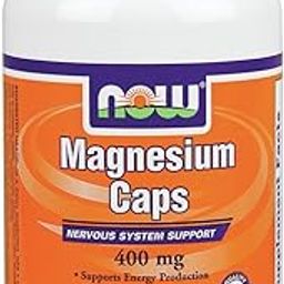 Now Foods Magnesium Capsules 400 mg - 180 Capsules-17
