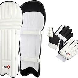 Cutx Combo Molded Cricket Batting Pad with Molded Cricket Batting Gloves, Medium Size, Idol for 10 to 12 Years, Right Hand-image-27