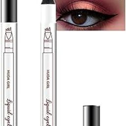 HUDA GIRL Eyebrow Pencil Black - Microblading Eyebrow Pencil for Womens & Girls, Natural & Long-lasting Finish, Smudge Proof Eyebrow Definer Sketch Pen, Eyebrow Filler-49
