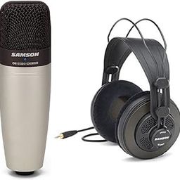 Samson Sac01850 C01 Condenser Mic With Sr850 Headphones - Xlr-27