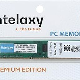 Intelaxy 8 GB DDR3 Desktop RAM 1600 MHz 240-Pin Non-Unbuffered UDIMM CL-11 PC3-12800U Dual Rank, Durable Memory for Standard and Gaming Desktop PCs, 5 Years Warraanty-8