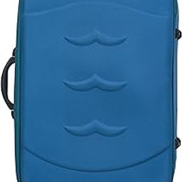 Verage Milan Polyester Cabin Carry On Trolley 59 cm Teal, 2 Wheels Soft Sided Suitcase Luggage-image-56