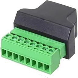 lowmountainswere 5PCS RJ45 Ethernet Female to Screw Terminal 8 Pin Connector Cable Extender Adapter Computer Related Connection(5pcs)-image-54