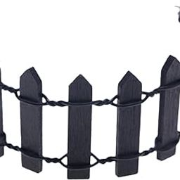 CALANDIS™ Miniature Garden Fence Decorative Fence for Fairy Garden DIY Model Flowerpot black-image-88