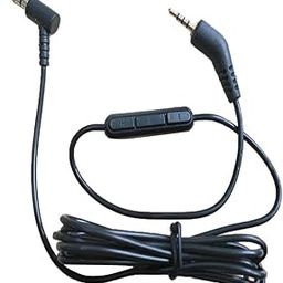 CALANDIS® Replacement 2.5 to 3.5 Mm Cable Cord with Remote Mic for Bose On-Ear 2 Oe2 Oe2I Audio Headphones 1.8M Black-26