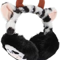 Women's Winter Outdoor Wear Foldable Ear Muffs - Soft & Warm Cable Knit Fleece Earwarmer for Cold Weather Puffy Fluffy Earmuffs Ideal for winters to keep warm-image-26