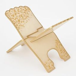 A2 Elite Interior - Luxury Acrylic Resin Book Stand – Foldable X-Shape Quran Holder with Gold Foil Detailing – Elegant Decorative Rehal for Reading, Display, and Gifting | Set of - (8, Medium)-picture-3