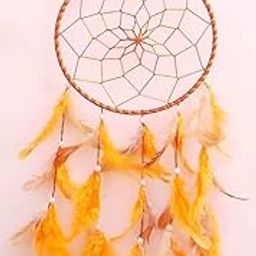 THE CHOICE MOOLYAVAAN Products Dream Catcher Wall Hanging Dream Catcher for Wall Decor, Bedroom, Living Room, Home and Cafe, Party and Room Decoration - 15 inch (Orange)-image-75