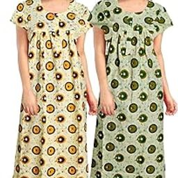 Women's Cotton Nightwear Maternity Maxi Gown (Pack of 2 Pcs,)-picture-54