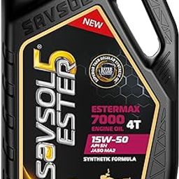 SAVSOL ESTER5 ESTERMAX 7000 4T 15W-50, Synthetic Oil for Bikes (2.5L)-picture-14