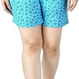 Womens Cotton Printed Shorts Hot Pants (Pack of 1)-image-54