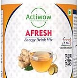 Actiwow Afresh Ginger Flavour Powder Instant Mix with Water Pack 1 For Daily Hydration and Post Workout Recovery | Boost Electrolytes, Energy and Vitamin C | No Added Colour-image-93
