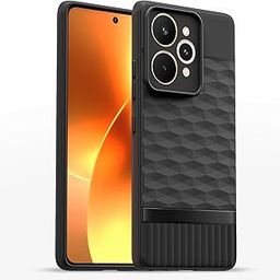 Outlouders Back Cover for Realme 15 5G / 15 Pro 5G | Full Camera Protection | TPU Soft Flexible Shockproof Bumper Case (Black)-image-98