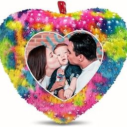 Fur Personalized Gift Photo Cushion for Boyfriend Girlfriend Husband Wife on Occasions Valentine's Day Birthday Anniversary Special Love Gift Heart 15x17 inch, Multi (PC97)-image-14