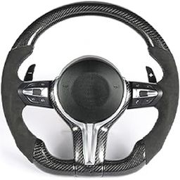 Car Craft Compatible with BMW 5 Series F10 F07 Gt 2010-2017 6 Series F06 F12 2011-2019 7 Series F01 F02 Series 2009-2015 8 Series Upgraded Custom M Sports M3 M4 Full Steering Wheel Style 9 Bma103s-image-75