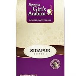Sidapur - Espresso Giri’s Arabica - Roasted Whole Bean - 100% Arabica - With 40% Mysore Nuggets (Indian Speciality Coffee) - Medium - Dark Roast - for Espresso Machine - 500gms-image-3