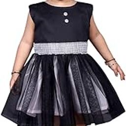 Baby Girls Black Colour Frock-image-12