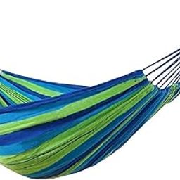 Credsy Portable Durable Garden Foldable Hammock/Swing/Jhoola Cotton Striped Ultralight Outdoor Beach Swing Bed,Swing for Garden & Sports Hanging Bed for Camping,Indoor & Outdoor-20