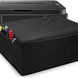 Alifiya Dust Proof Washable Printer Cover for Canon Pixma G2012 / G1730 / G1737 / E560 / G2060 / TS207 All-in-One Ink Tank Colour Printer - Black-image-43