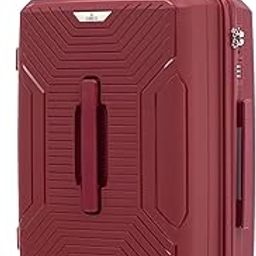 the clownfish Skyroller Series Small 20 Inch Cabin Trolley Bags For Travel | Hard Sided Suitcase For Travel With Metal+Abs Trolley, Wheels, 360 Degree Rotation - Dark Red-picture-23
